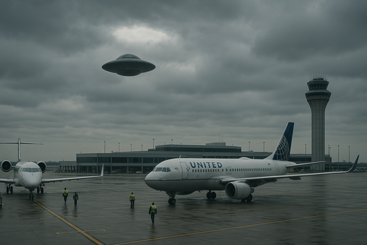 Das schwebende UFO über dem O’Hare International Airport (2006)