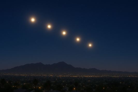 Die "Phoenix Lights" über Arizona (1997)